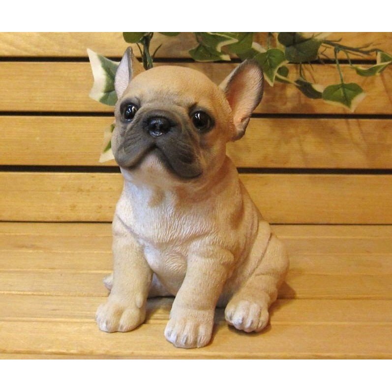 全新現貨 わくわく花園 法國鬥牛犬動物擺飾 蝦皮購物