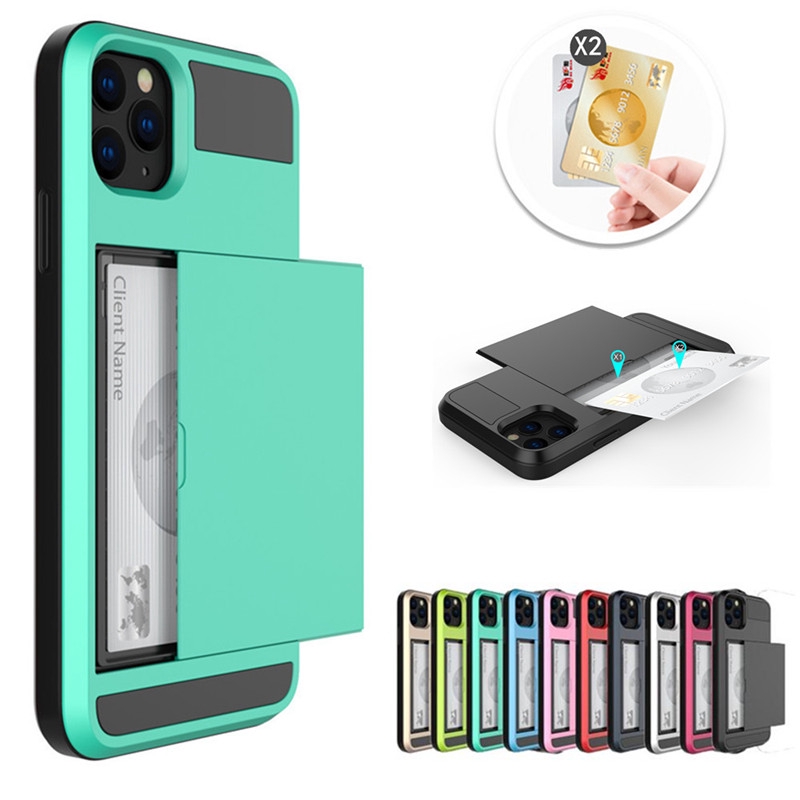 現貨 Iphone11插卡手機殼儲物功能可放悠遊卡名片零錢蘋果11手機保護套 蝦皮購物