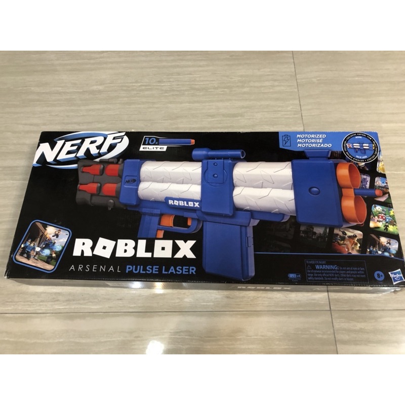 有貨 橙機（含兌換碼）NERF Roblox Arsenal Pulse Laser Blaster 脈衝雷射射擊器