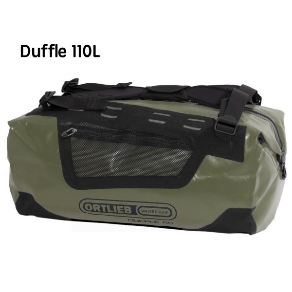 【CampingBar】德國ORTLIEB Duffle 110L 防水亮面三用背包-橄欖綠 防水袋