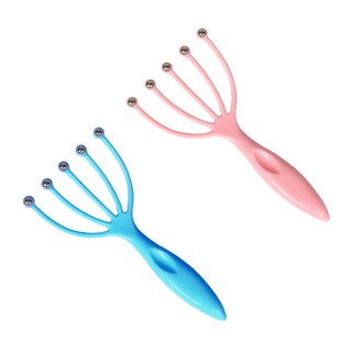 頭皮按摩器 B版滾珠五爪按摩器 爪型全身按摩滾珠器 穴位按摩棒頭皮按摩器 贈品禮品 A5106