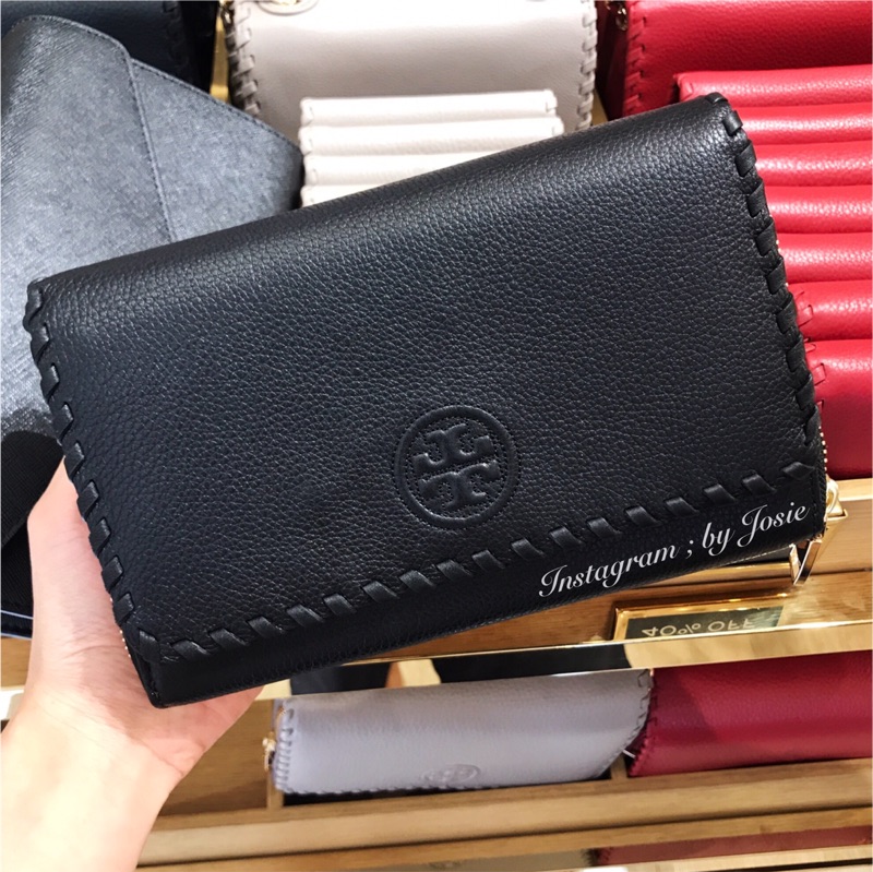 美國正品🇺🇸 Tory Burch 編織皮革 長夾 斜背包