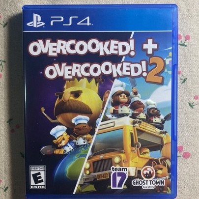 【阿杰收藏】煮過頭 1+2 合輯 中文版【PS4二手】歐版 Overcooked 1+ Overcooked 2 遊戲