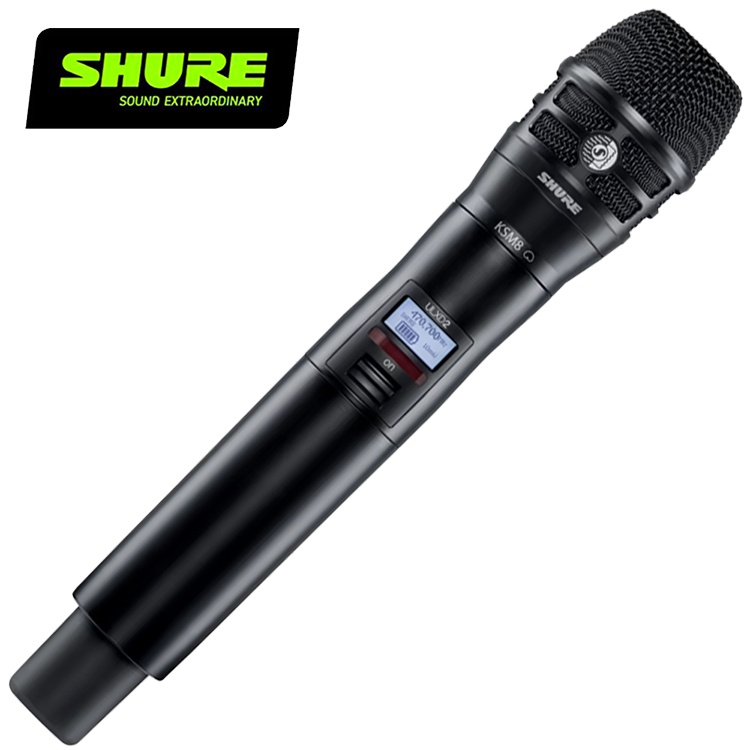 SHURE ULXD2/K8B 手持無線麥克風/黑色-原廠公司貨/2.4G傳輸/需搭配接收器使用