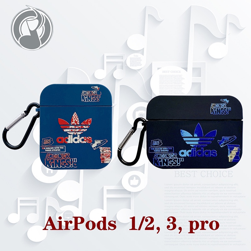 愛迪達 無線藍牙 Airpods 耳機套適用於 Airpods 1/2/3nd Airpods Pro Pro2 Adi