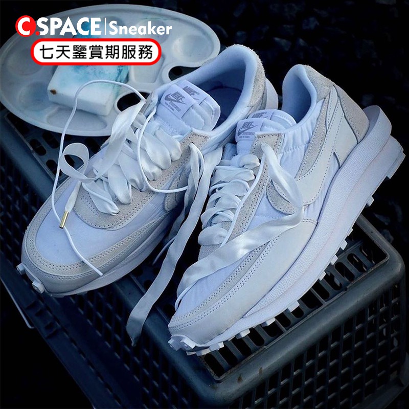 nike sacai ld waffle white