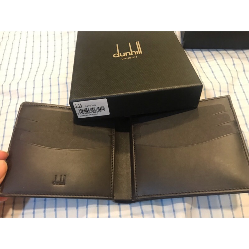 全新dunhill Chassis 經典黑色碳纖維皮夾錢包附名片夾悠遊卡套保證正品附專櫃提袋 蝦皮購物