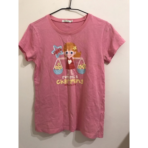 Bossini Libra 天秤座 粉色短袖上衣 T-shirt
