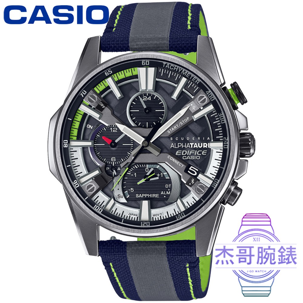 【杰哥腕錶】CASIO卡西歐 EDIFICE F1 車隊聯名錶 / EQB-1200AT-1A (台灣公司貨)