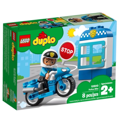 正版公司貨 LEGO 樂高 DUPLO系列 LEGO 10900 警察摩托車