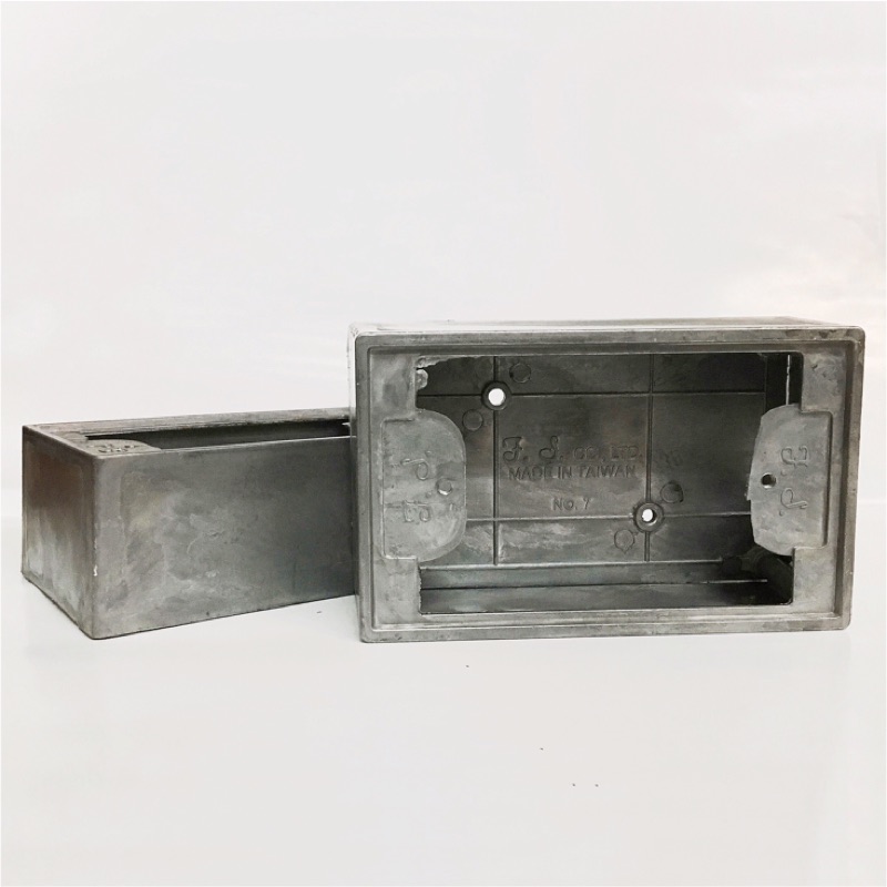 【水電師父】單聯鋁製明盒 / 鋁明盒 / 一連鋁盒 / 二連鋁盒 / 工業風鋁盒 / 單孔鋁明盒