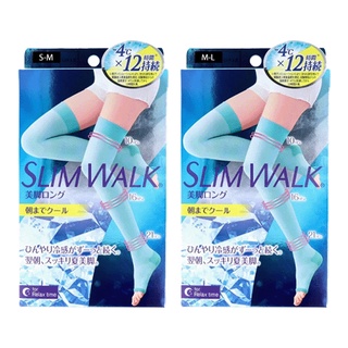 ✔現貨🍯 日本製 Slim Walk 夏日-4 度美腿襪 睡眠美臀美腿褲 包臀褲 涼感襪【SJ-C5046】
