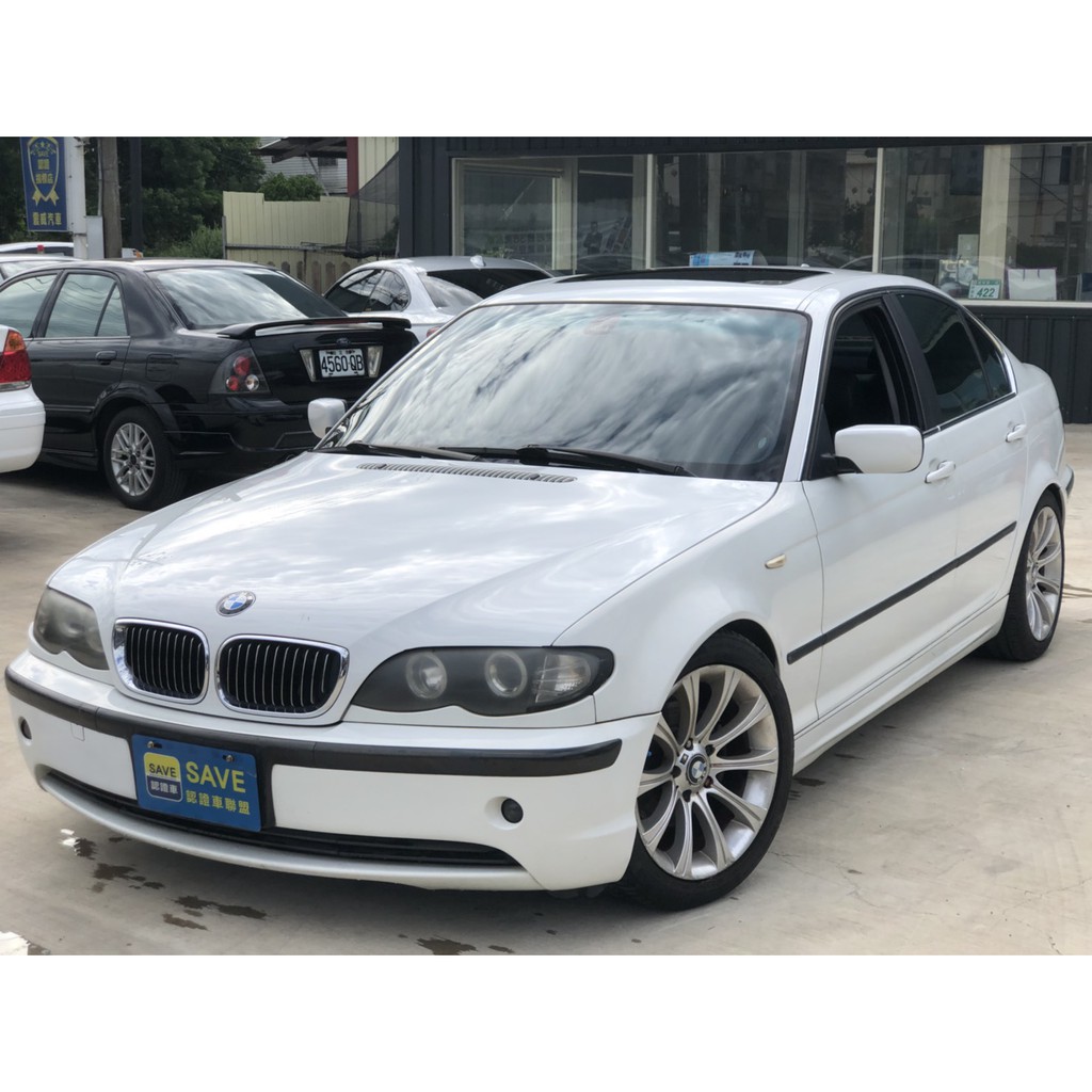 【FB搜尋桃園阿承】寶馬 超人氣320I 2003年 2.2CC 白色 二手車 中古車