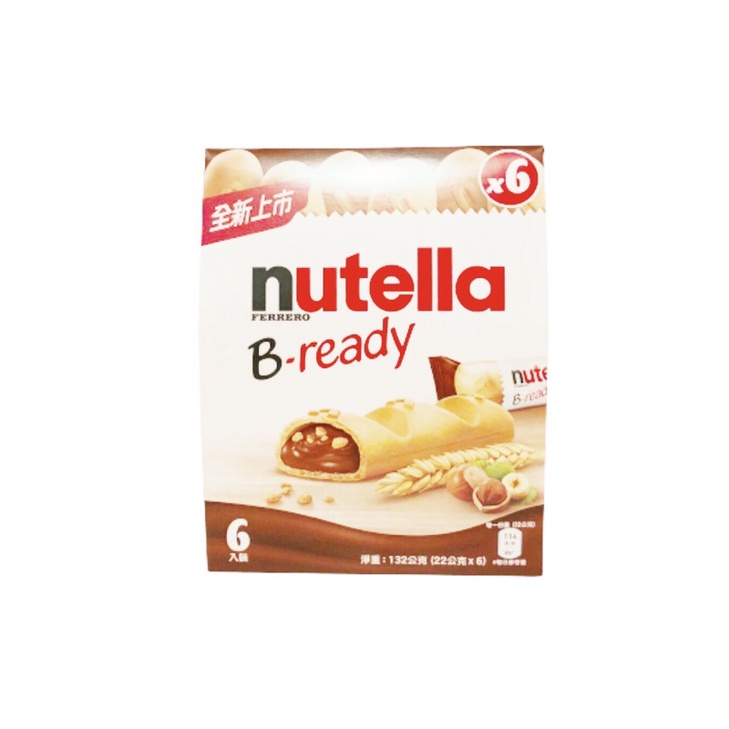 Nutella B-ready榛果巧克力夾心餅乾【mama購物】