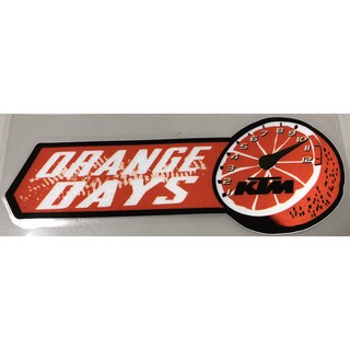 KTM ORANGE [現貨-限量供應]KTM ORANGE DAYS 150 390 790 1290 貼紙 反光 防