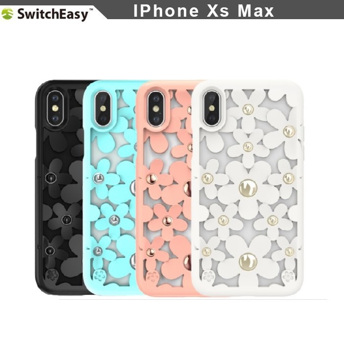 【現貨出清】SwitchEasy Fleur IPhone Xs Max (6.5") 3D花朵防摔手機保護殼