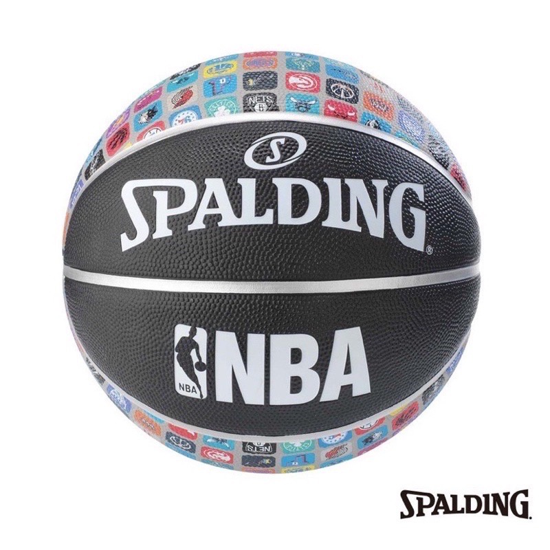【yuto.sport】現貨即出 斯伯丁籃球 七號籃球 室外球 NBA LOGO APP 隊徽球 Spalding籃球