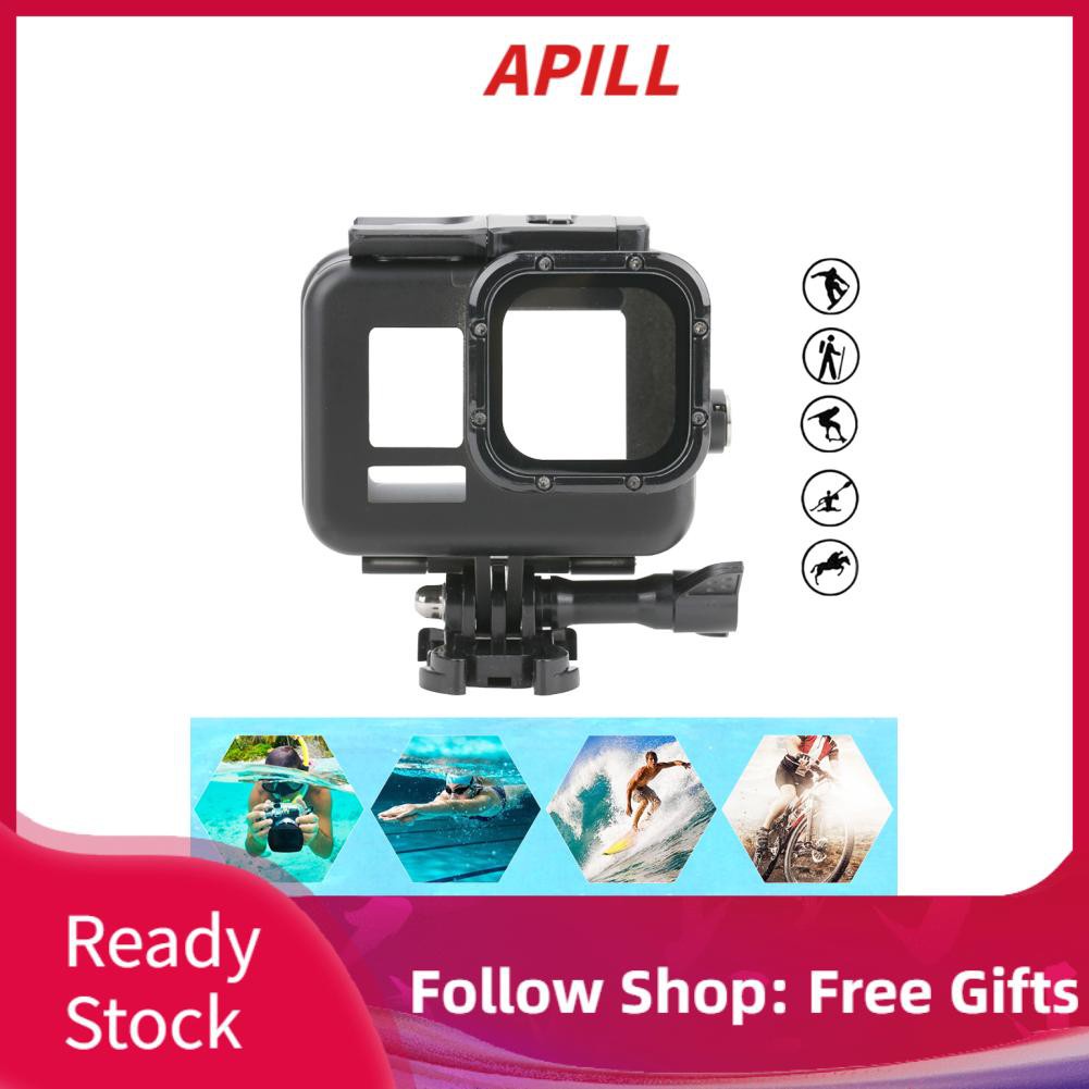 Apill 運動相機潛水保護套60m 深度防水殼外殼配件 用於gopro Hero 8 Black 蝦皮購物
