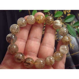◎臻品閣◎ 天然A貨髮絲玉髓《圓珠手鏈手珠》010~火山茅玉髓、金芒玉髓、髮絲玉髓