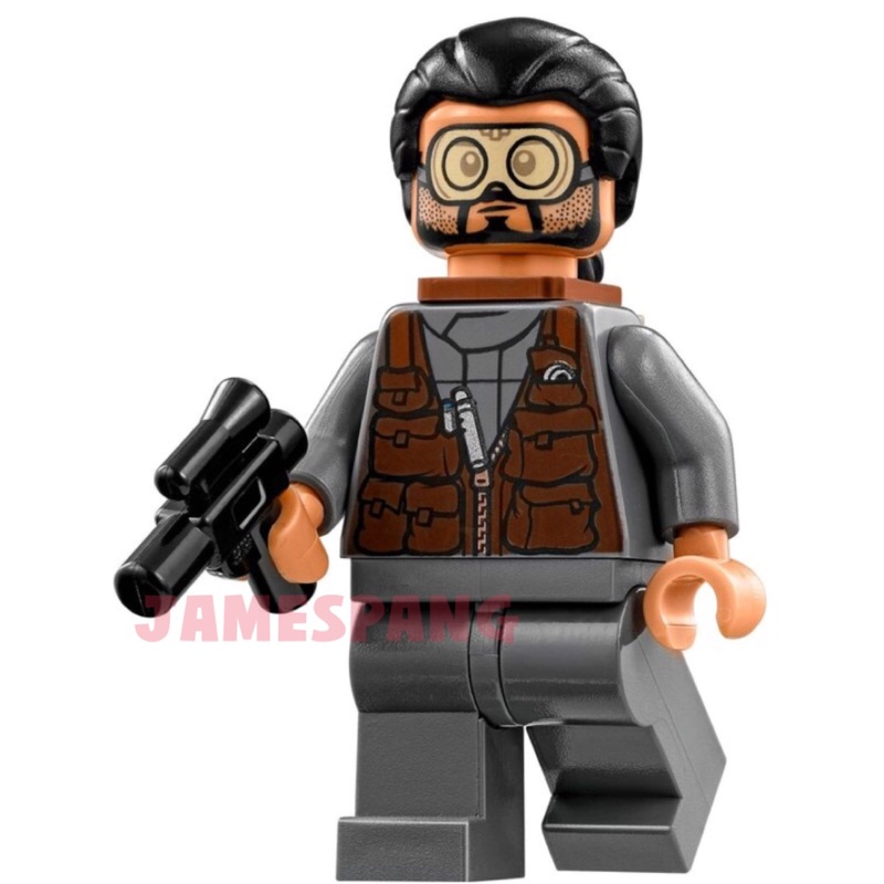 【台中翔智積木】LEGO 樂高 星際大戰外傳 75156 Bodhi Rook 附武器 背包(雙面表情)