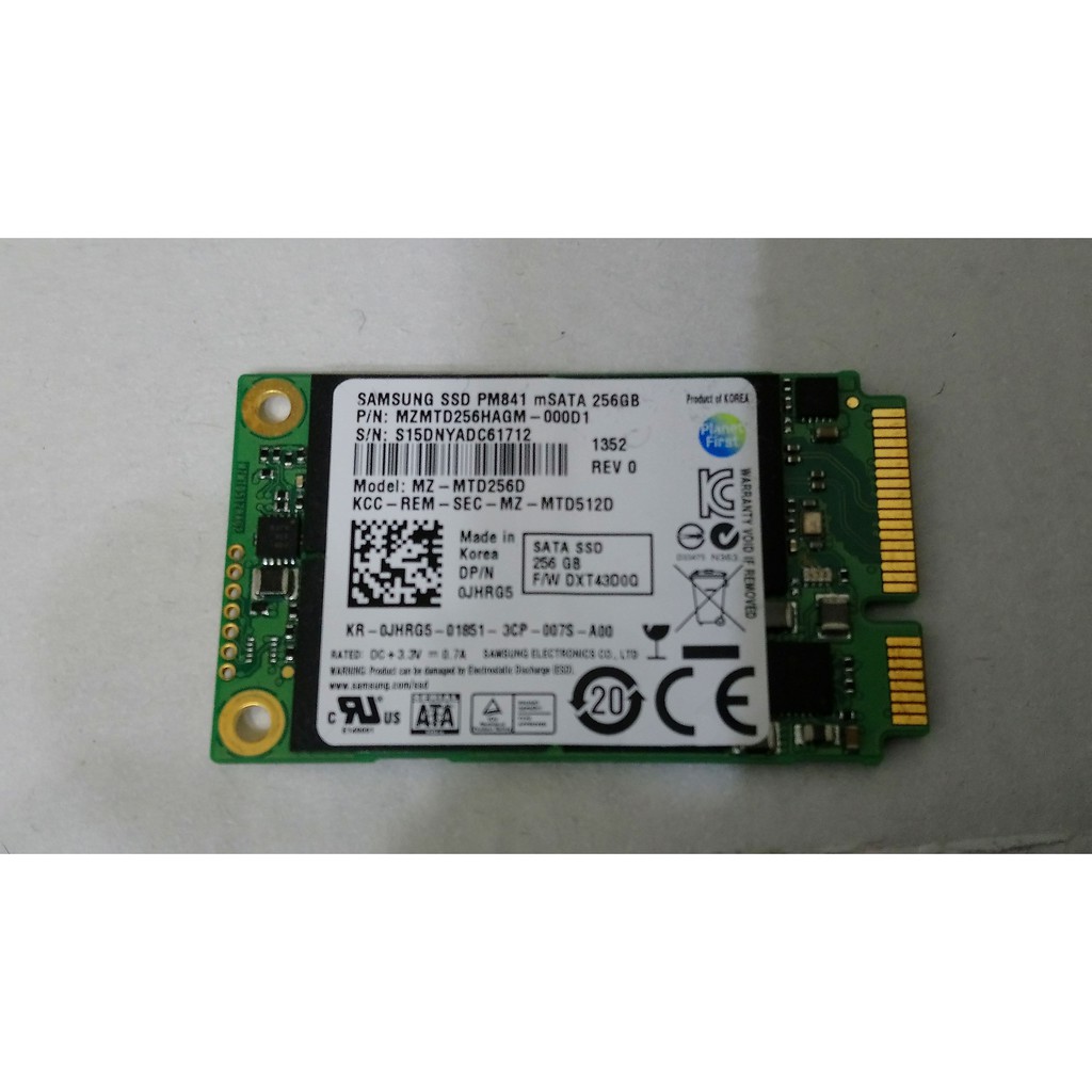 Samsung PM841 mSATA 256GB SSD