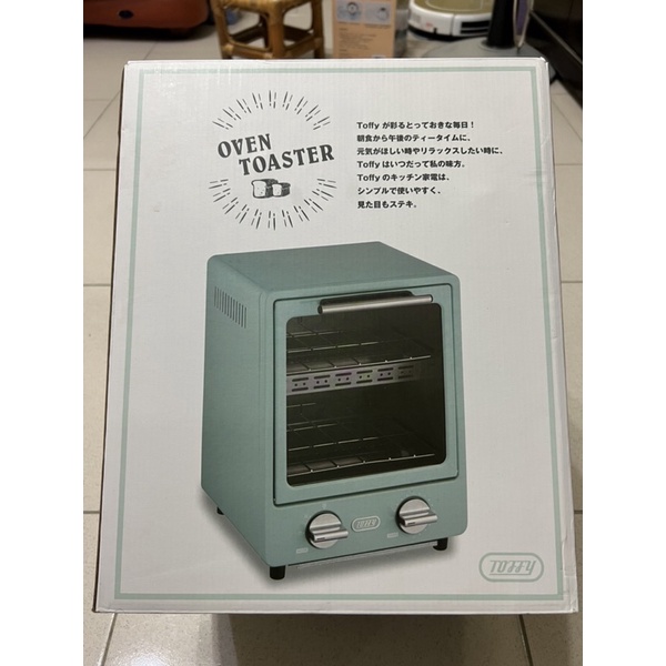 日本Toffy 經典電烤箱K-TS1(馬卡龍綠）