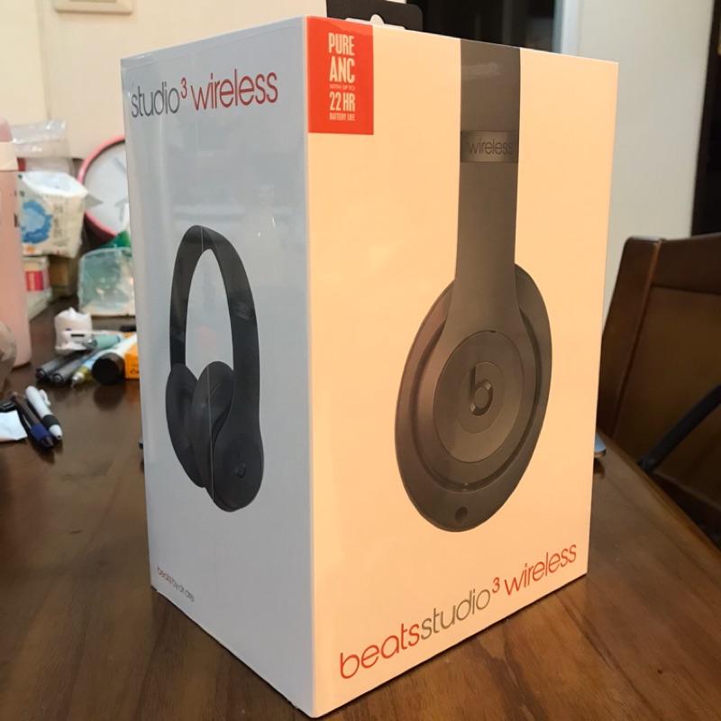 便宜頭戴式耳機!!!Beats Studio3 Wireless-灰