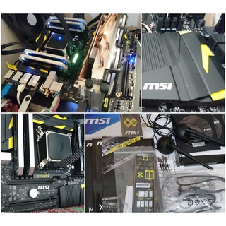 MSI 微星 x99A xpower 主機板+Intel i7 6850K處理器 6C/12T 2011-v3