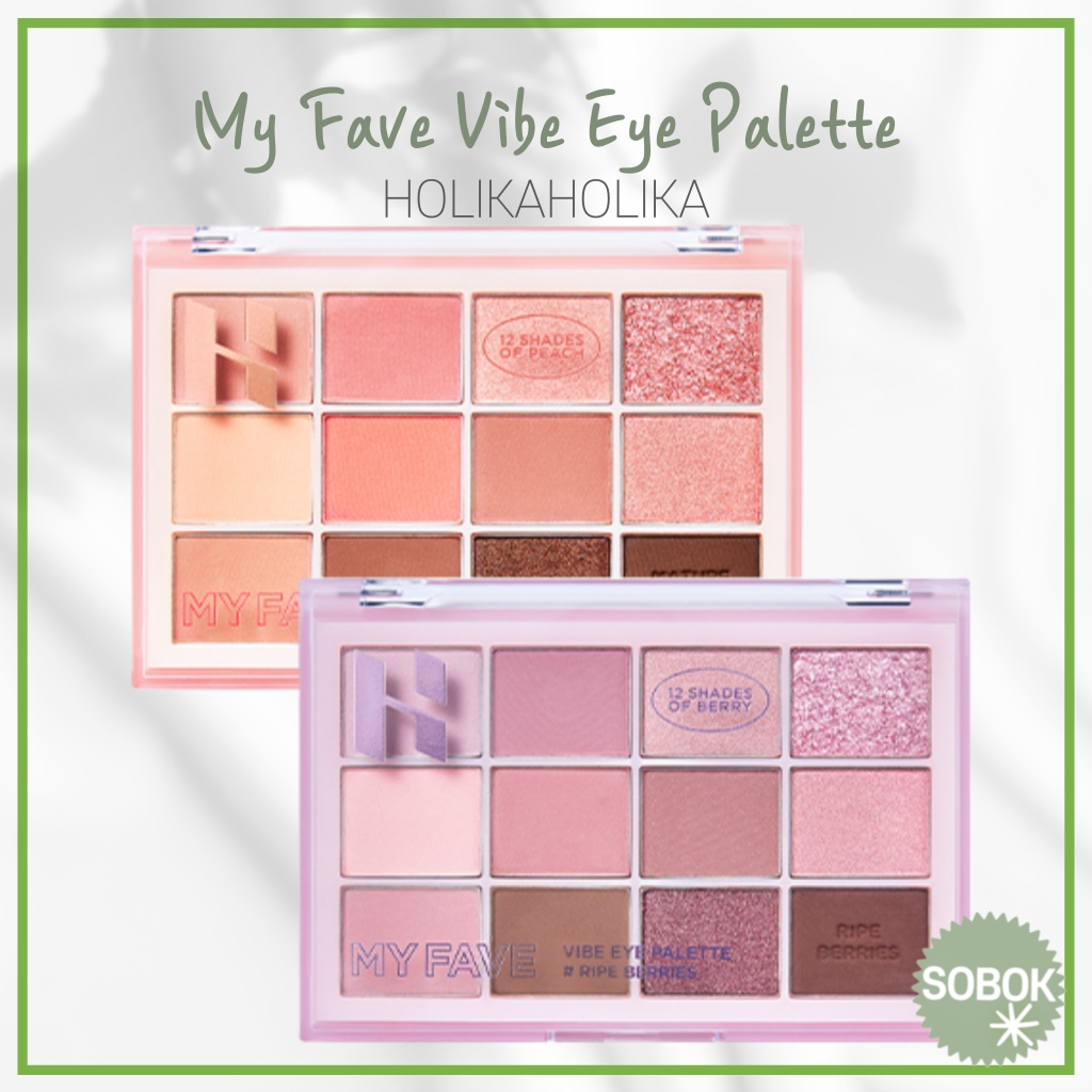 [HOLIKAHOLIKA] 22 NEW 我的 Fave Vibe 眼影盤 10g / HOLIKA HOLIKA