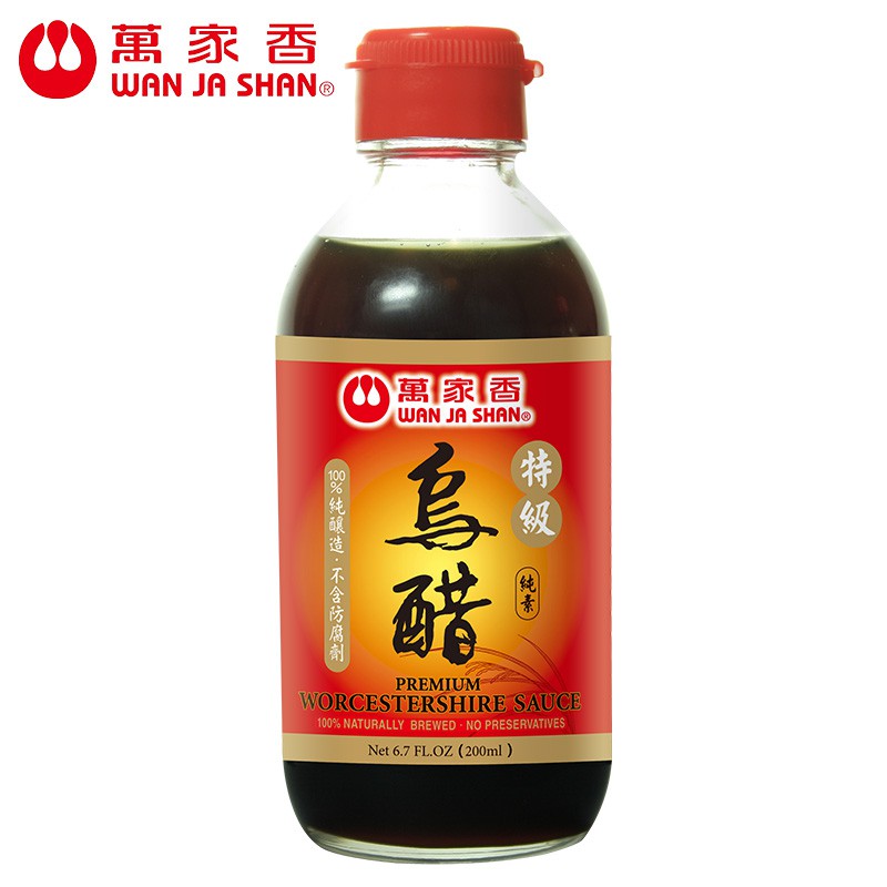 【萬家香】純釀特級調味烏醋 200ml/595ml (超取限購)