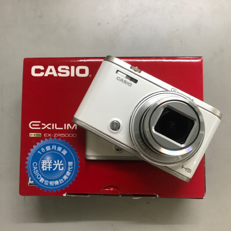 CASIO EX-ZR5000 白色台灣公司貨