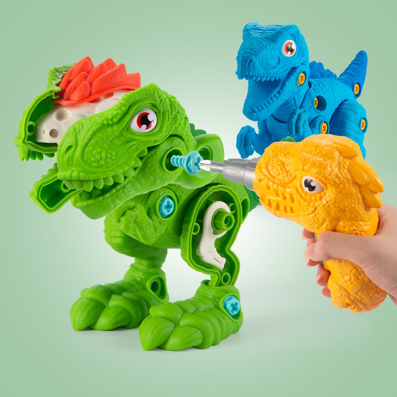 仿真玩具兒童仿真電動小恐龍蛋玩具男女孩模型動物霸王龍套裝拼裝寶寶