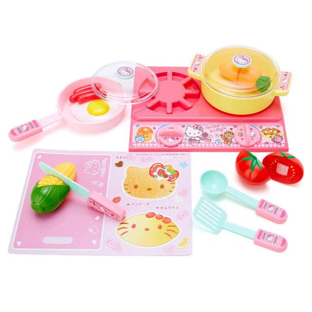 【現貨】小禮堂 Hello Kitty 廚房烹飪玩具 (鍋具2入)