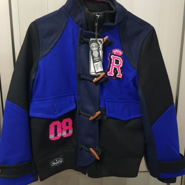 ROCKCOCO 小聯盟毛料外套 藍色 無版型 夾克 原價3480元