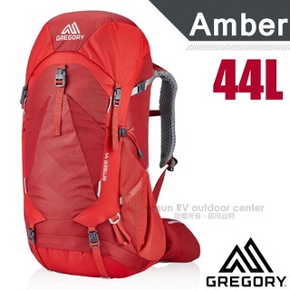 【美國 GREGORY】AMBER 44 女款專業健行登山背包(44L 附全罩式防雨罩) 126868 火鶴紅