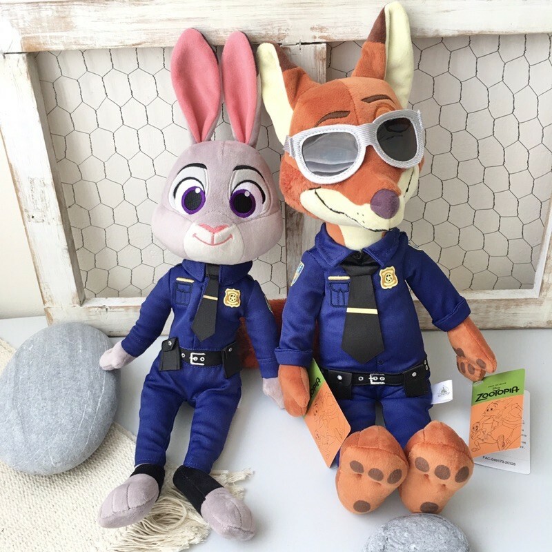 迪士尼 動物方城市 尼克 狐狸 玩偶 日本代購 茱蒂 兔子 娃娃 交換禮物