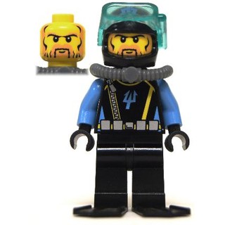 樂高人偶王 LEGO 絕版懷舊#7771海底世界 aqu025
