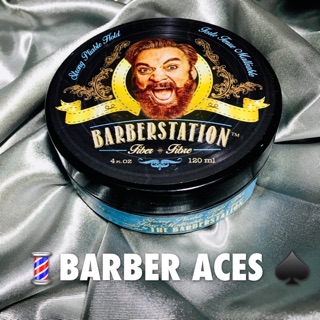 ♠️Barber Aces♠️ BARBERSTATION 巴博士 硬漢髮纖 Fiber（藍）