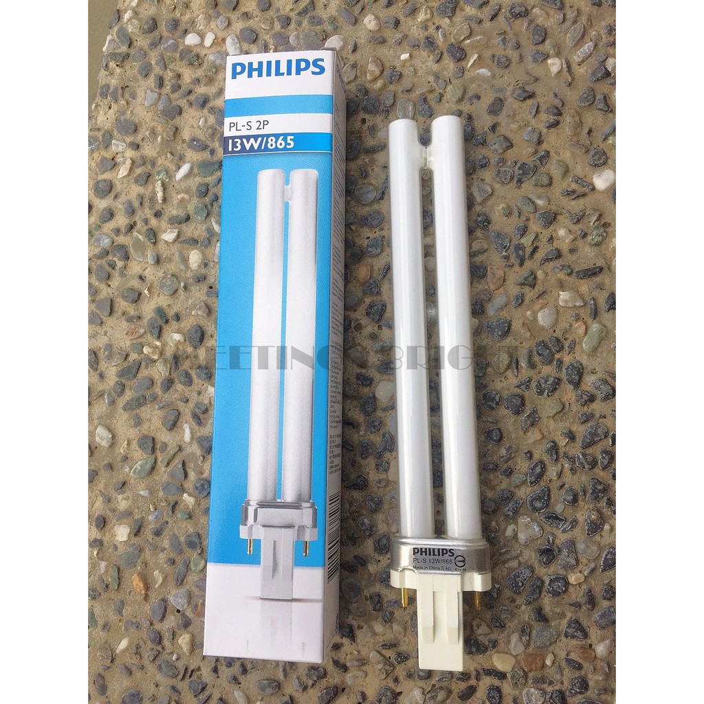 Philips飛利浦pl S13w 7w 2p省電燈管 緊密型燈管 檯燈崁燈排油煙機抽油煙機遇見光高雄鳳山88 蝦皮購物
