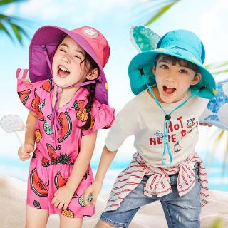 Lemonkid兒童遮陽帽夏天寶寶漁夫帽親子太陽帽戶外防曬帽子