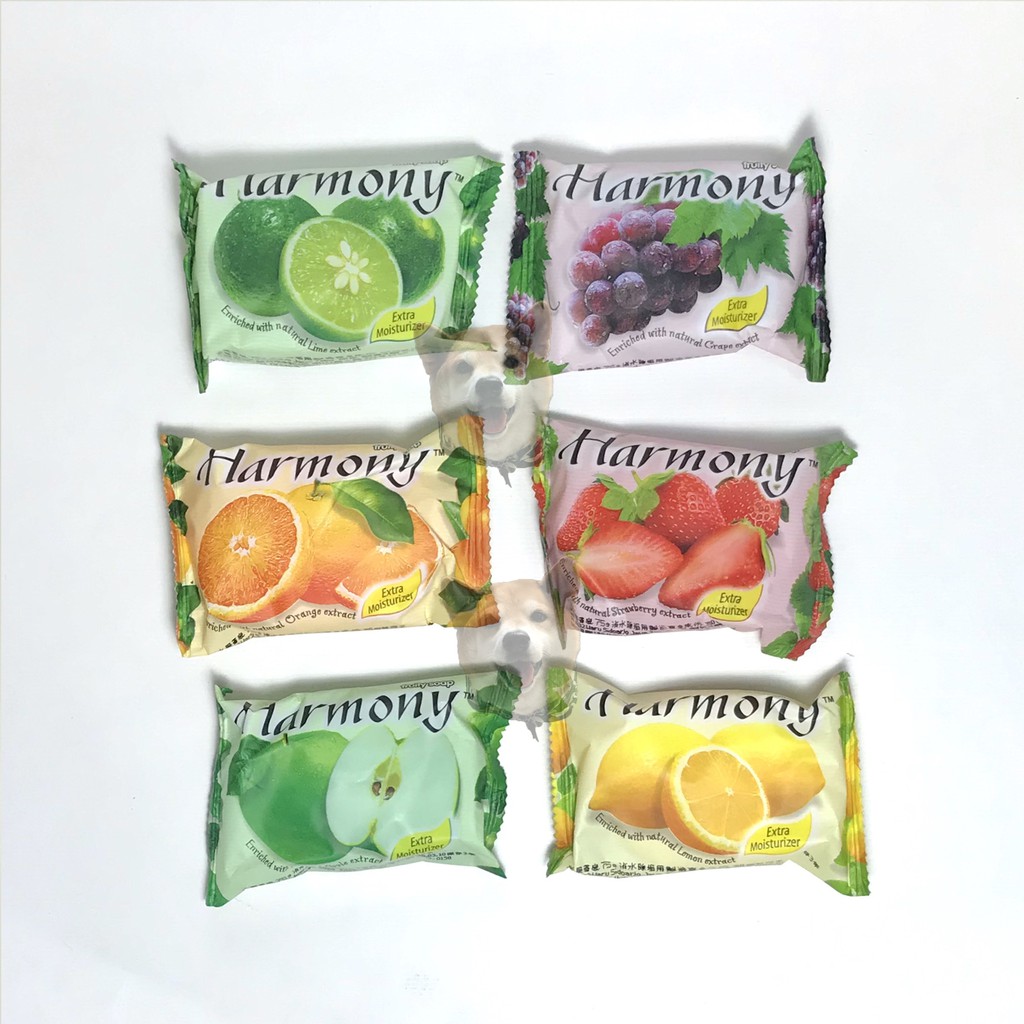 【滿額免運】Harmony 水果香皂 草莓/萊姆/葡萄/橘子/檸檬/蘋果