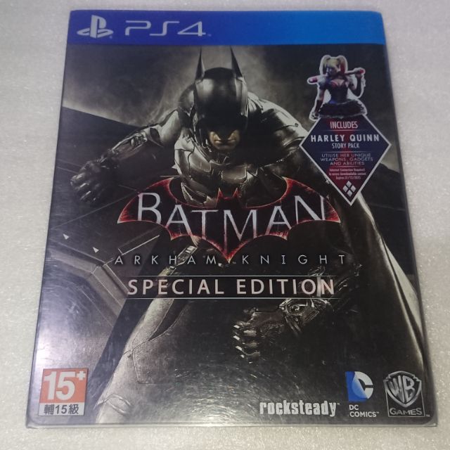 [便宜出清]PS4 蝙蝠俠 阿卡漢騎士 鐵盒版  英文版 公司貨