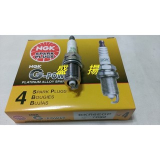 盛揚 NGK BKR6EGP 白金火星塞 LANCER VIRAGE ALTIS VIOS YARIS 單顆價格