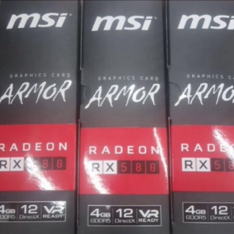 💥免運💥現貨 MSI微星 RX 580 ARMOR 4G OC