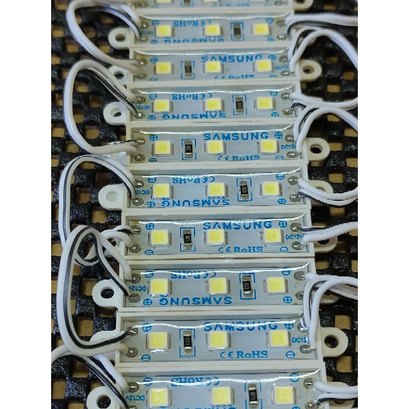 LED模組 3燈模組 12V 防水 防雨 4040 迷你LED模組 廣告燈 立體字 千那論燈箱用(白光)(36*10)