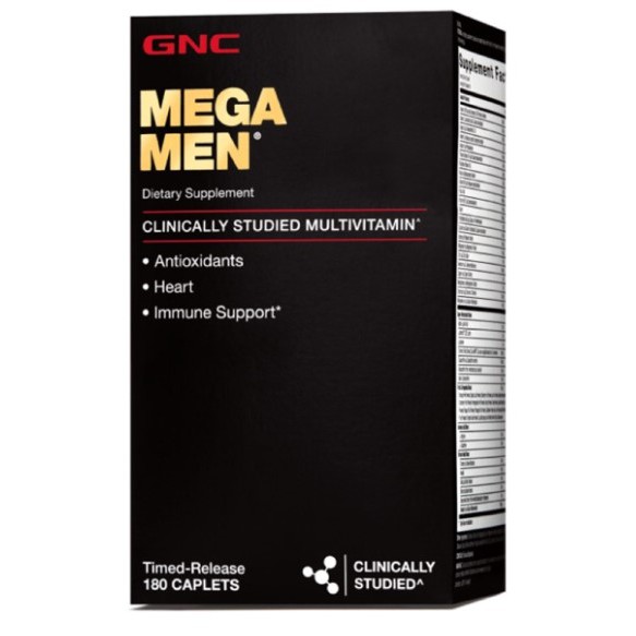 現貨在台 美國GNC代購 男性 維他命 維生素 MEGA MEN 綜合型 每日型 運動型