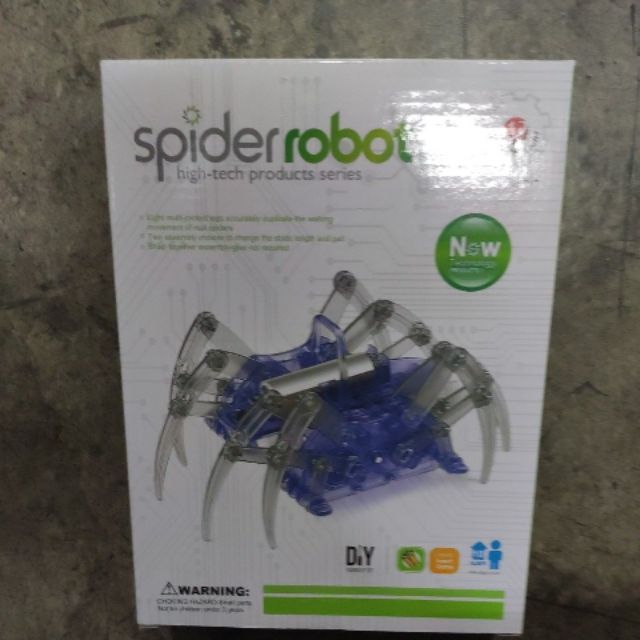 DIY 自裝機器蜘蛛 蜘蛛 機器人 仿生獸 科學玩具