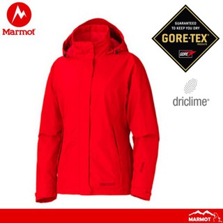 【Marmot 美國 女 Ridgerock防水透氣外套《番茄紅》】358506778/GORE-TEX/輕薄/悠遊山水