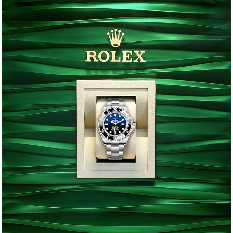 【瘋狂の魚精品館】ROLEX-126660漸層藍水鬼王Oyster Perpetual Rolex Deepsea蠔式鋼