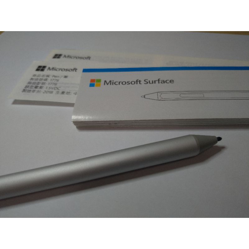 [二手]Microsoft 微軟 正品  Surface Pen 4096階 白金色 手寫筆 觸控筆 型號：1776